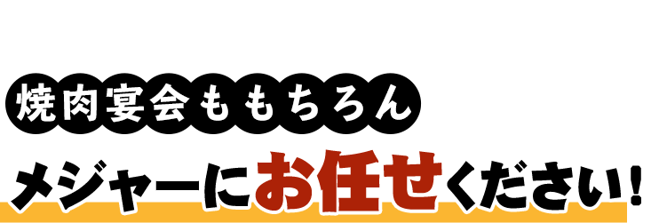 メジャーにお任せください！