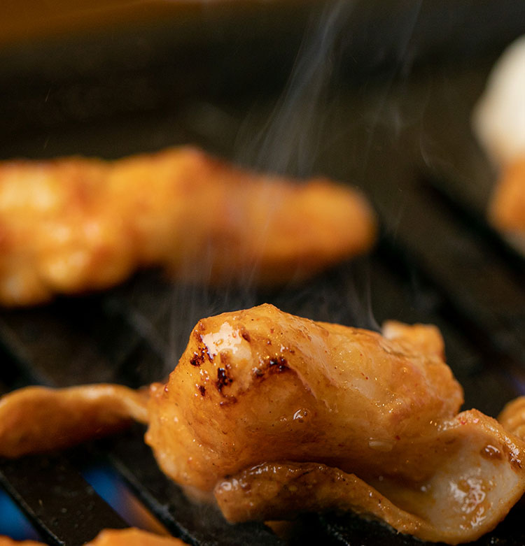 焼きシーン